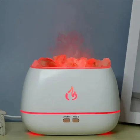 Flame Effect Salt Stone Aroma Diffuser